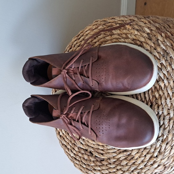 Timberland Mens Bradstreet Ultra Brown Leather Sneaker Boots Padded Footbed S-12 main image 8